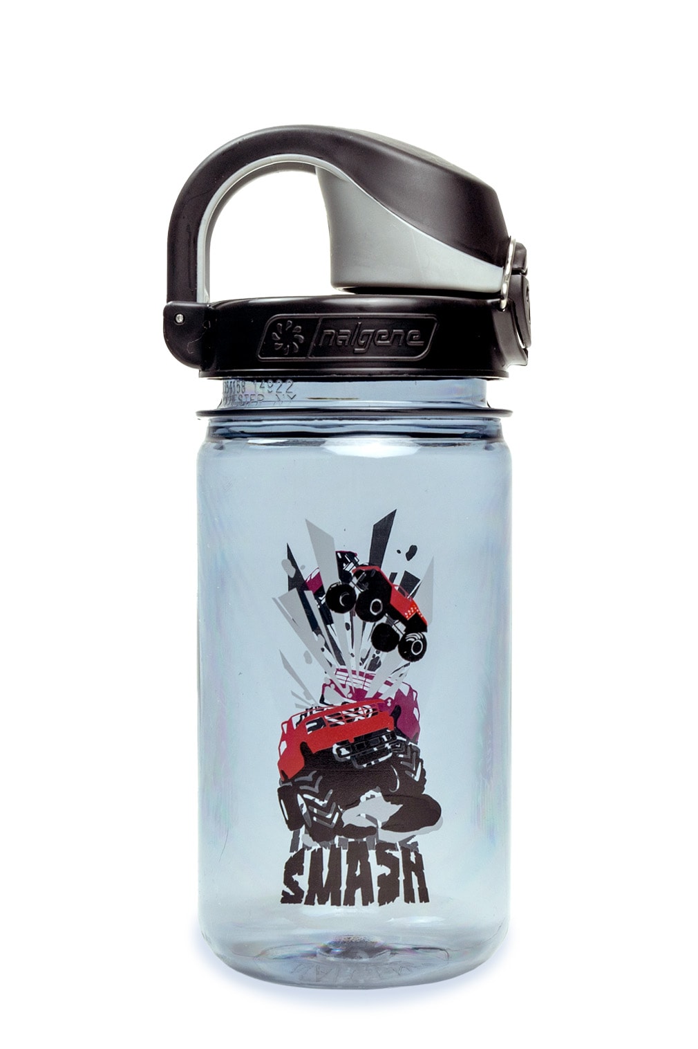 Nalgene product detail: 12oz On-The-Fly Kids Lock-Top Bottle with Graphics A1 — 12oz On-The-Fly Kids Lock-Top Bottle with Graphics