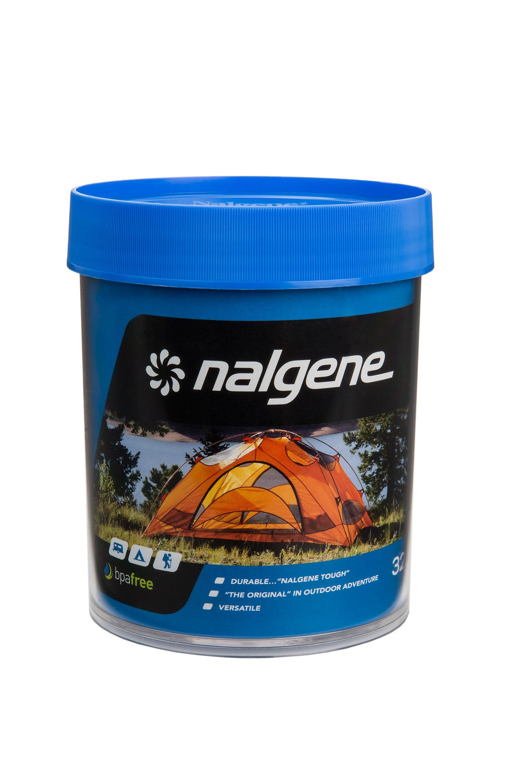 Nalgene product image: 32oz Storage Jar – Blue Lid Z2 — 32oz Storage Jar – Blue Lid