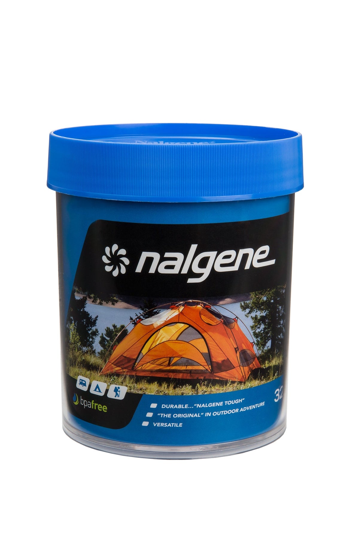 Nalgene product image: 32oz Storage Jar – Blue Lid Z2 — 32oz Storage Jar – Blue Lid