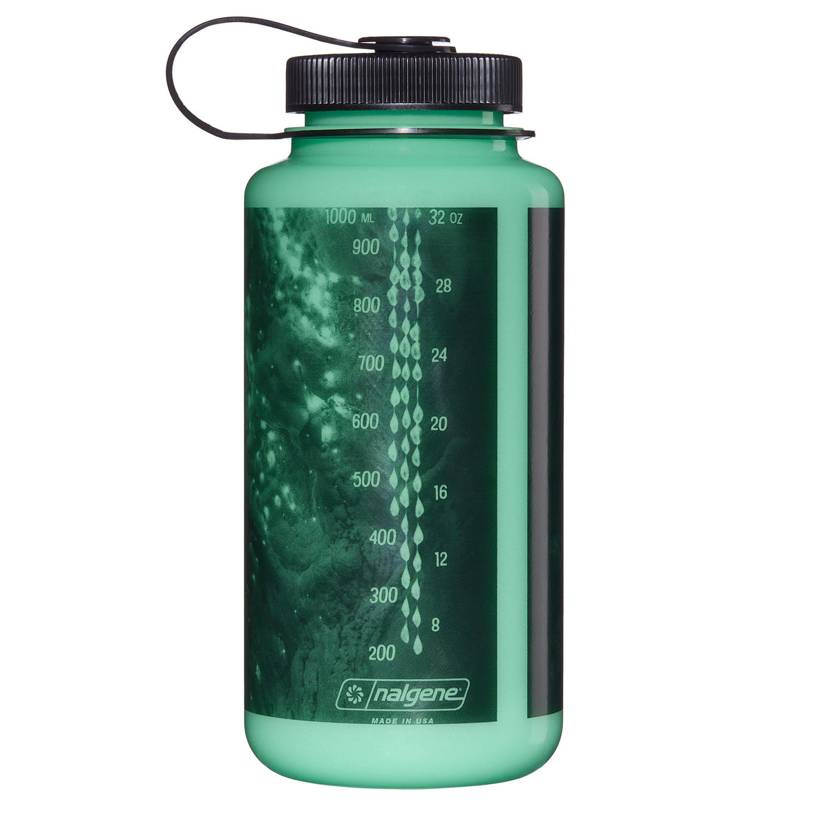 Nalgene product view: 32oz WM Glo Wyld G2 — 32oz WM Glo Wyld