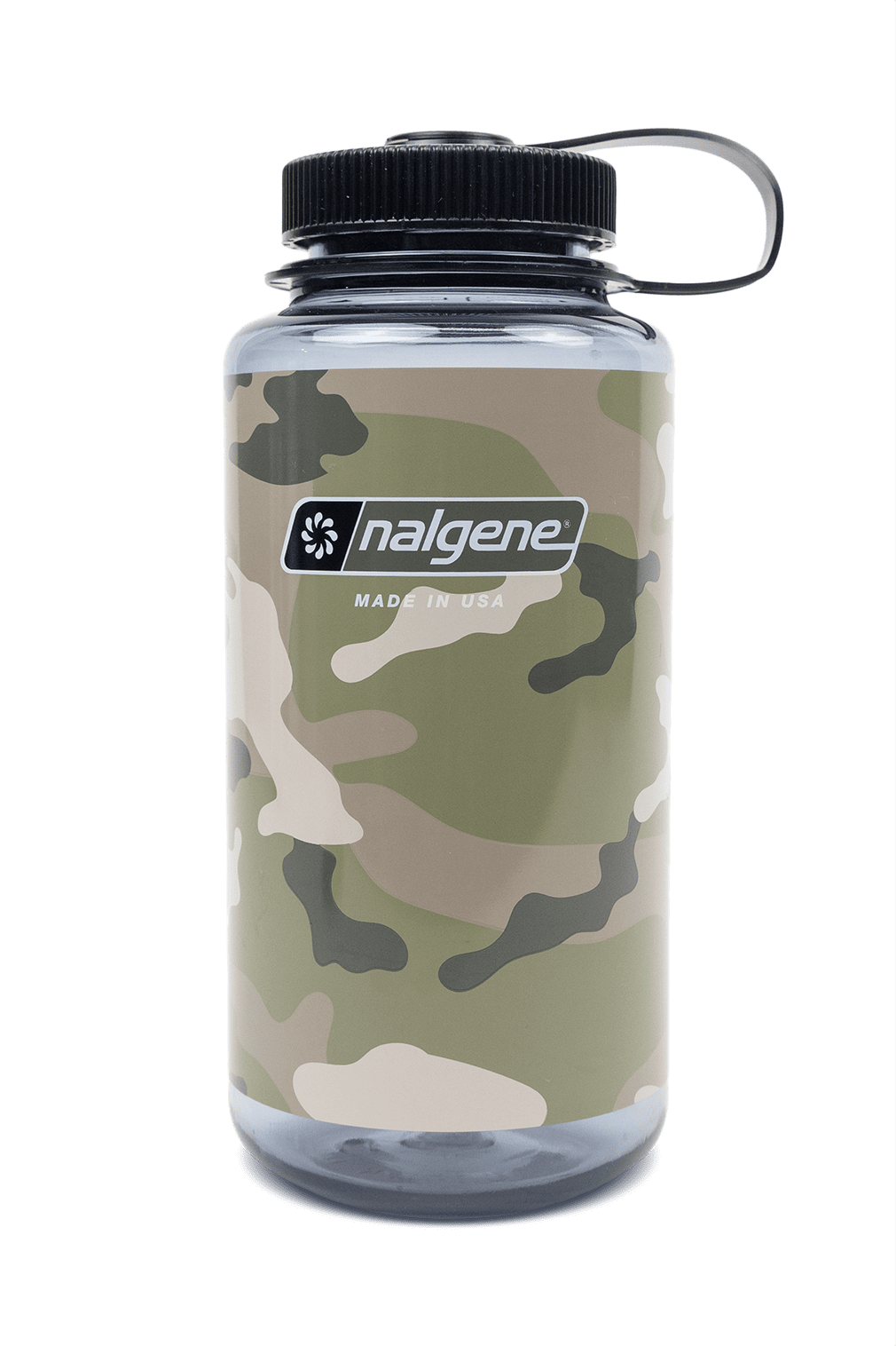 Nalgene product view: 32oz Wide Mouth Camo Print Bottles Z5 — 32oz Wide Mouth Camo Print Bottles