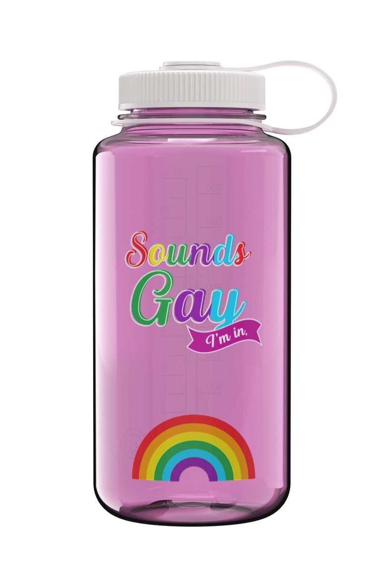 Nalgene product view: 32oz Wide Mouth Pride Bottle B7 — 32oz Wide Mouth Pride Bottle