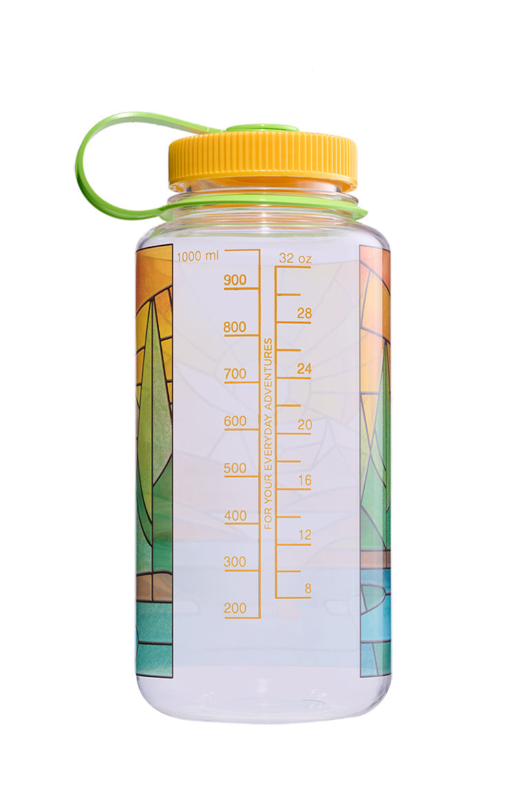 Nalgene product view: 32oz Wide Mouth Stained Glass Print Bottles V1 — 32oz Wide Mouth Stained Glass Print Bottles