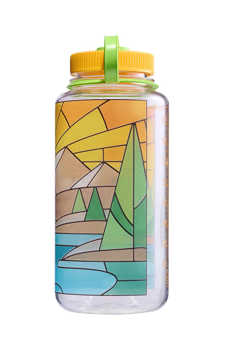Nalgene product image: 32oz Wide Mouth Stained Glass Print Bottles V1 — 32oz Wide Mouth Stained Glass Print Bottles
