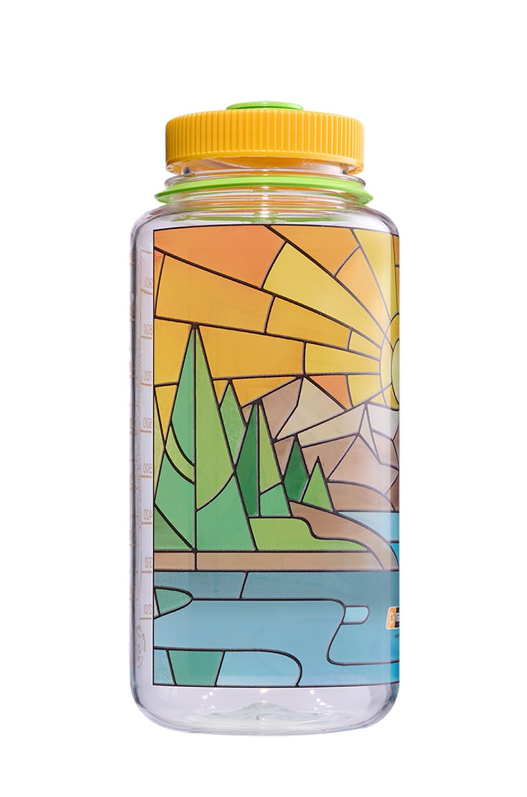 Nalgene product detail: 32oz Wide Mouth Stained Glass Print Bottles V1 — 32oz Wide Mouth Stained Glass Print Bottles