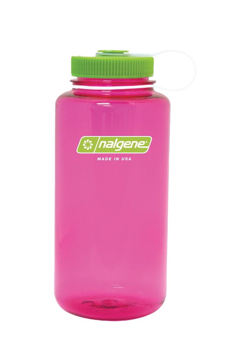 Nalgene product view: 32oz Wide Mouth Becca Pink Bottle Q0 — 32oz Wide Mouth Becca Pink Bottle