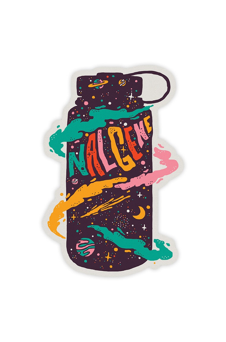 Galactic Nalgene Sticker — Galactic Nalgene Sticker L4