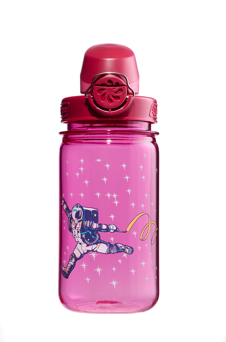 Nalgene product detail: 12oz On-The-Fly Kids Lock-Top Bottle with Graphics N1 — 12oz On-The-Fly Kids Lock-Top Bottle with Graphics