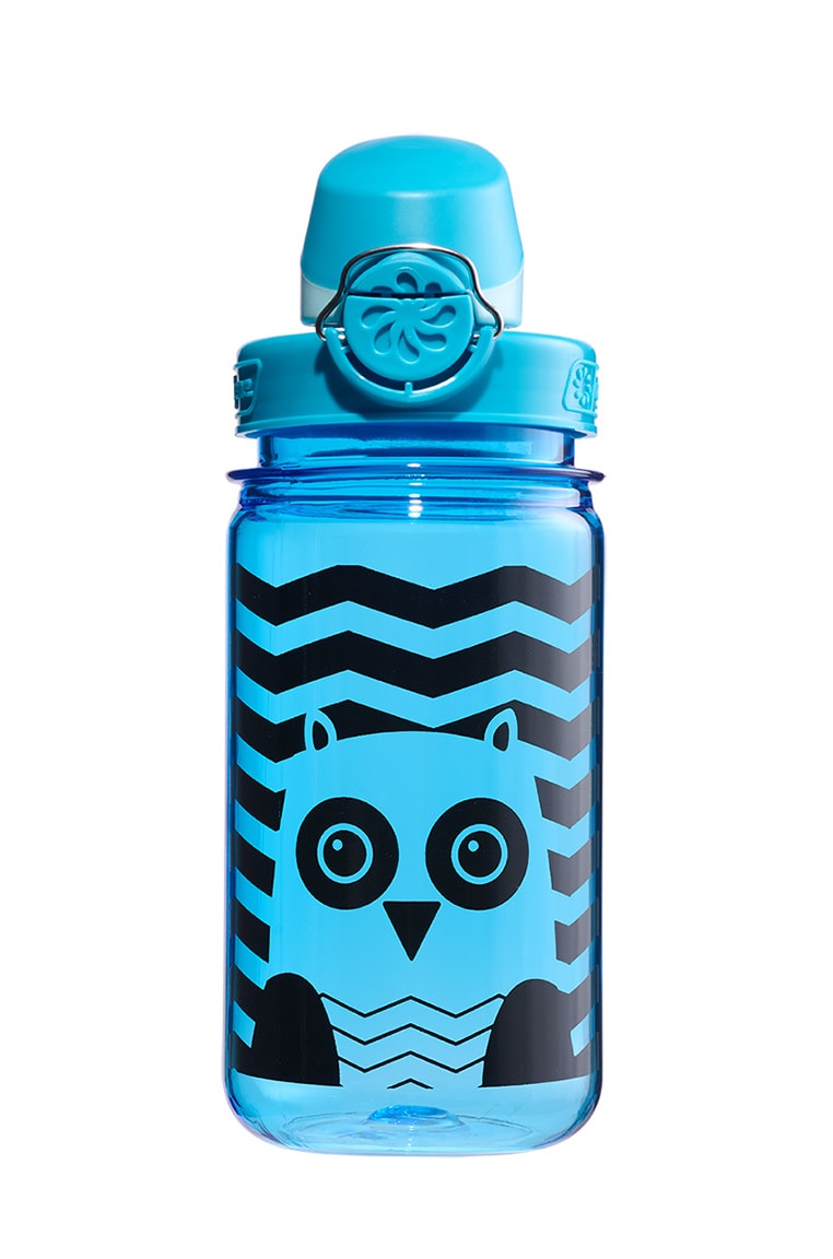Nalgene product view: 12oz On-The-Fly Kids Lock-Top Bottle with Graphics N1 — 12oz On-The-Fly Kids Lock-Top Bottle with Graphics