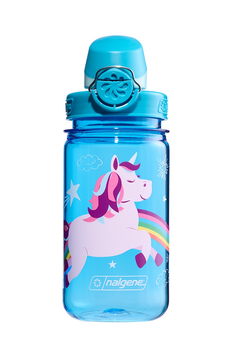 Nalgene product detail: 12oz On-The-Fly Kids Lock-Top Bottle with Graphics N1 — 12oz On-The-Fly Kids Lock-Top Bottle with Graphics