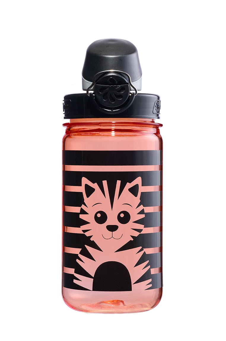 Nalgene product detail: 12oz On-The-Fly Kids Lock-Top Bottle with Graphics N1 — 12oz On-The-Fly Kids Lock-Top Bottle with Graphics