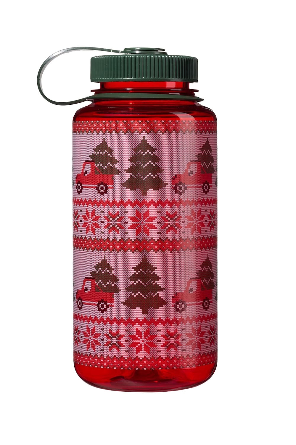 Nalgene product image: 32oz Wide Mouth Ugly Sweater Bottle Y8 — 32oz Wide Mouth Ugly Sweater Bottle